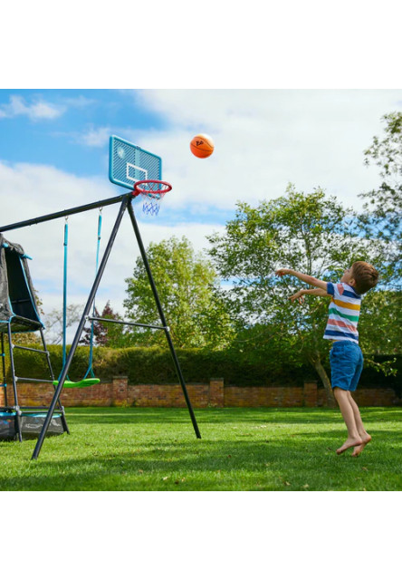TP Toys Preliezaèka Explorer a zvlnená myk¾avka, hojdaèka a basketbalový kô